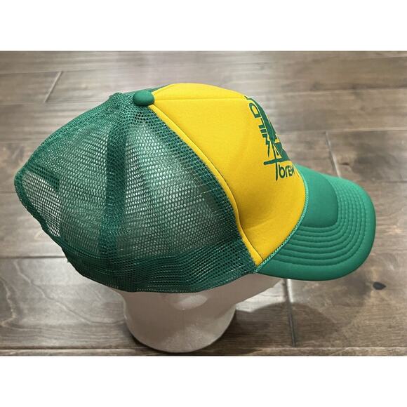 Wild Ride Brewing Mens Green Yellow Adjustable Snapback Trucker Hat NWT - Picture 5 of 8